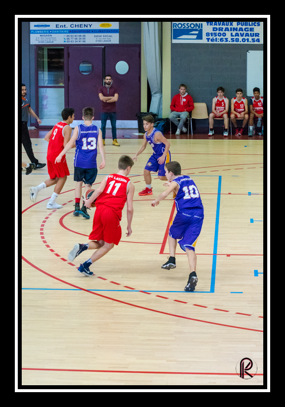 U15 Basket CTC Lavaur Verfeil-Montpellier croix d'argent  OCCITANIE Image 1