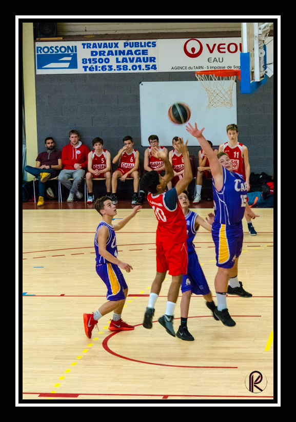 U15 Basket CTC Lavaur Verfeil-Montpellier croix d'argent  OCCITANIE Image 12
