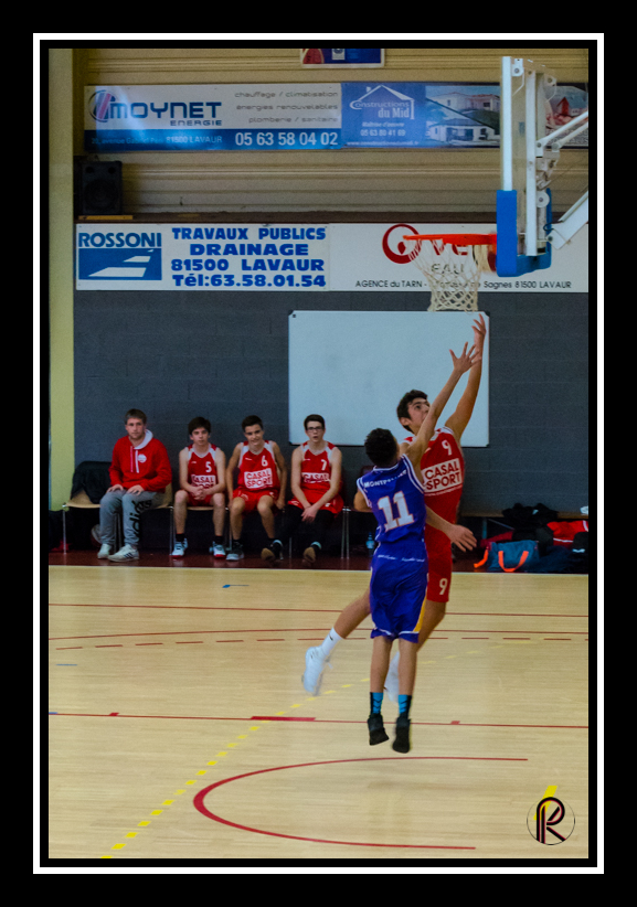 U15 Basket CTC Lavaur Verfeil-Montpellier croix d'argent  OCCITANIE Image 17