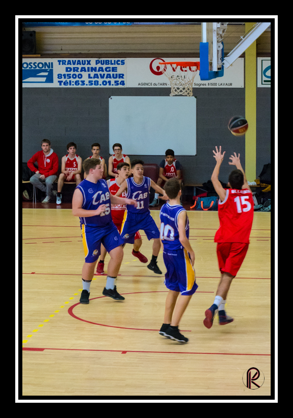 U15 Basket CTC Lavaur Verfeil-Montpellier croix d'argent  OCCITANIE Image 18