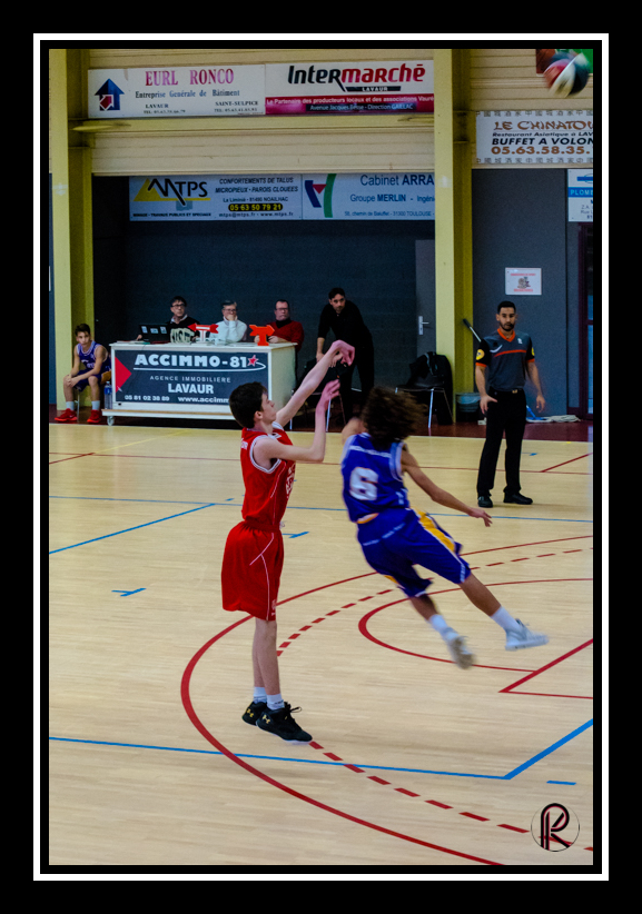 U15 Basket CTC Lavaur Verfeil-Montpellier croix d'argent  OCCITANIE Image 24