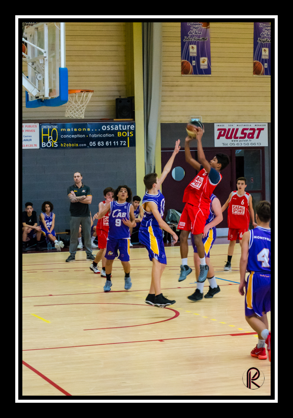 U15 Basket CTC Lavaur Verfeil-Montpellier croix d'argent  OCCITANIE Image 35
