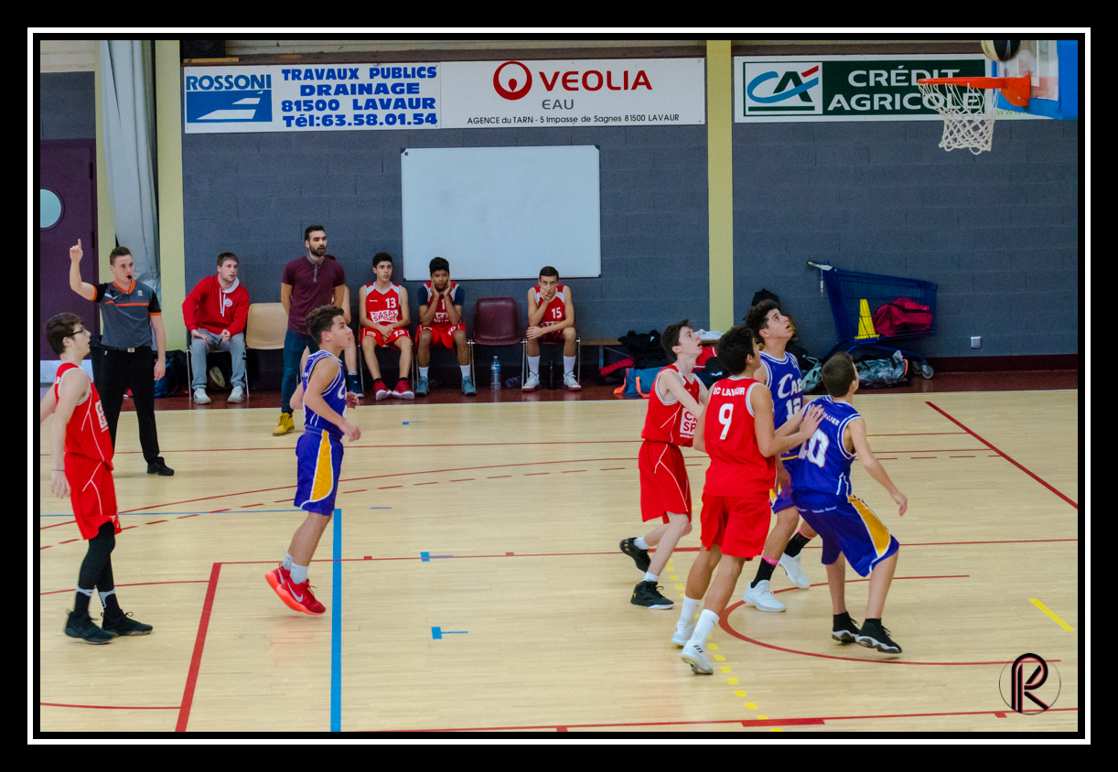U15 Basket CTC Lavaur Verfeil-Montpellier croix d'argent  OCCITANIE Image 4