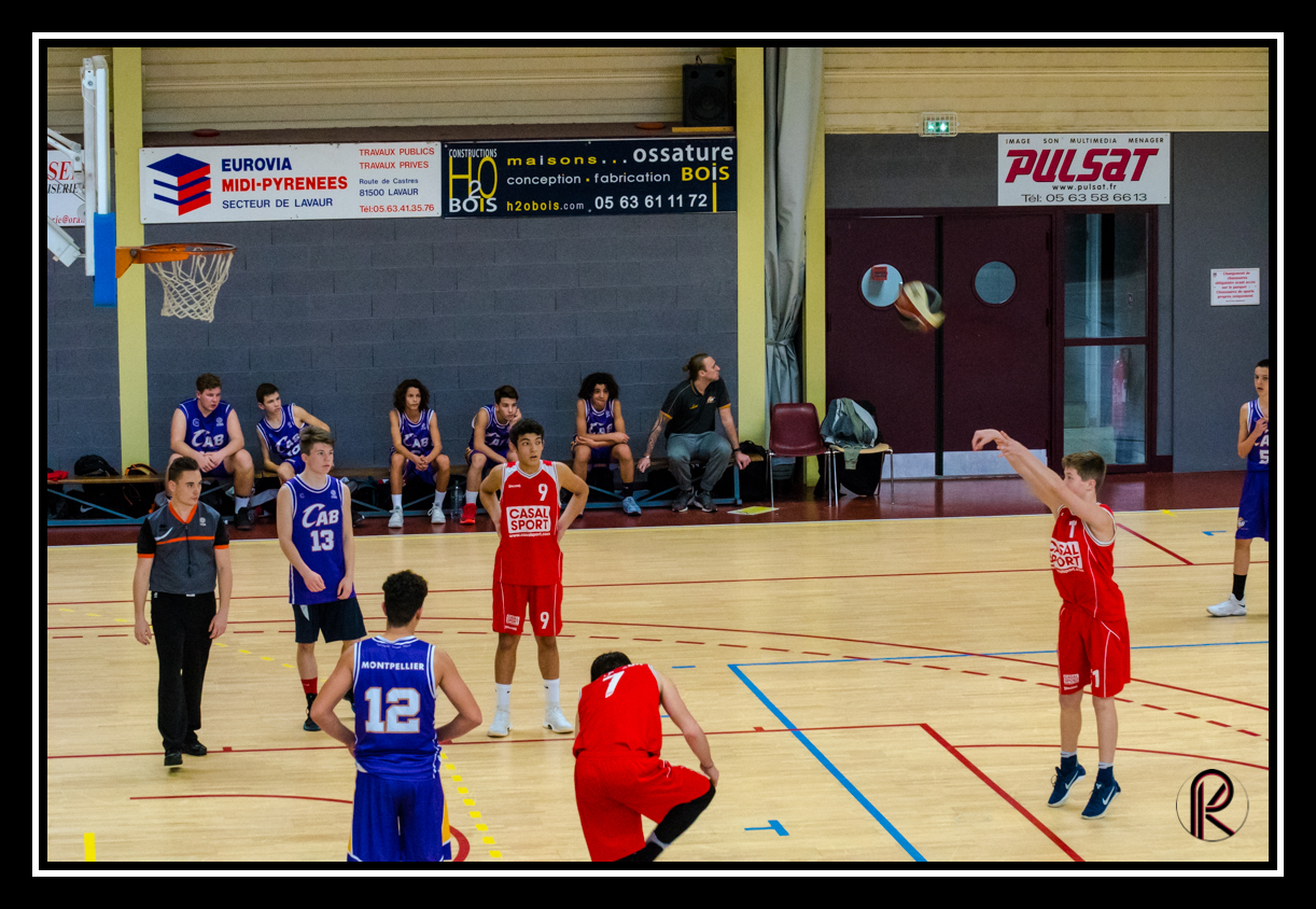 U15 Basket CTC Lavaur Verfeil-Montpellier croix d'argent  OCCITANIE Image 40