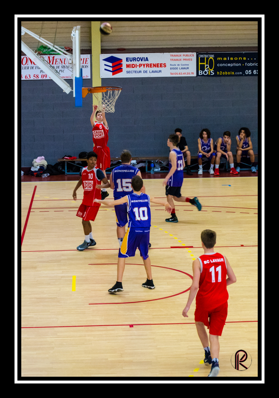 U15 Basket CTC Lavaur Verfeil-Montpellier croix d'argent  OCCITANIE Image 42